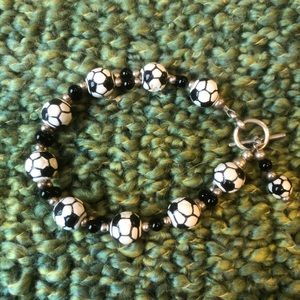 Soccer ⚽️  Bracelet Sterling Silver